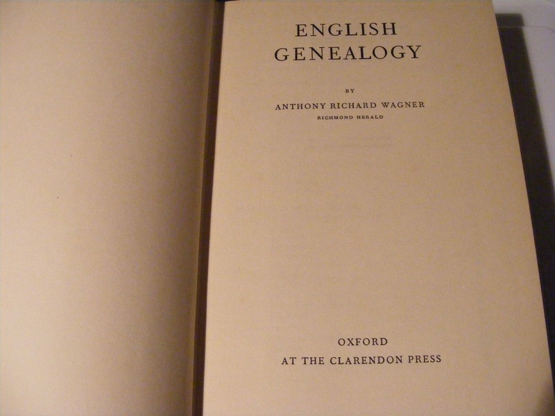 English Genealogy 1960 Hardback Book By Anthony Richard Wagner 397 pages gallery
