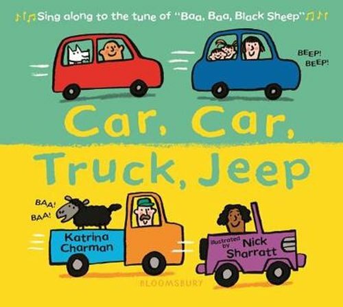 Car, Car, Truck, Jeep by Katrina Charman: New