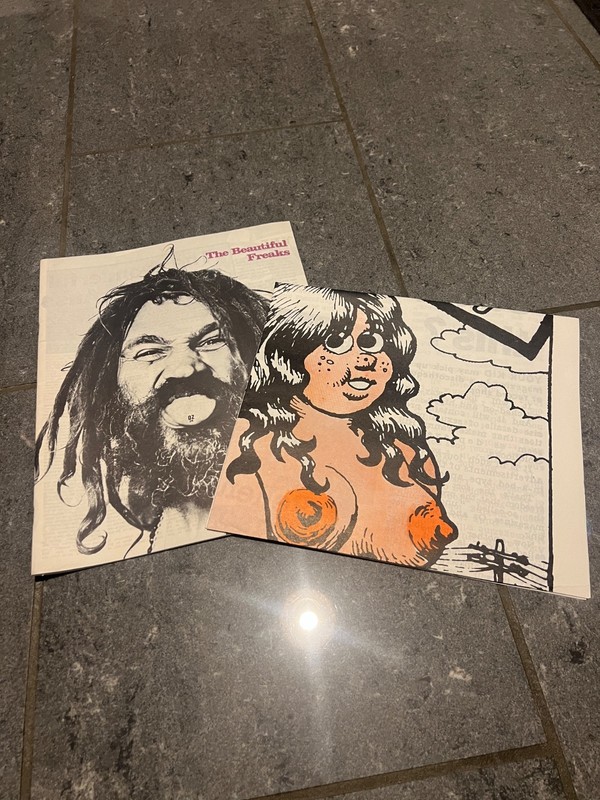 Oz Magazine #24 1969 Beautiful Freaks Underground Counter Culture PLUS POSTER