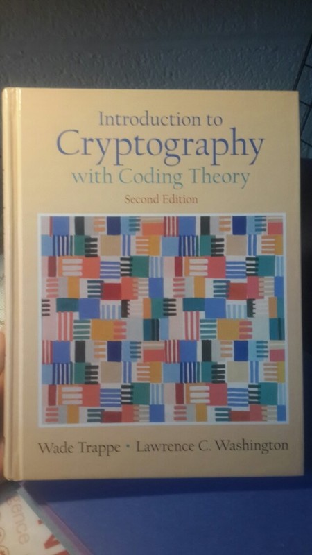 Introduction to Cryptography with Coding Theory – hardcover Trappe, Wade|Was…