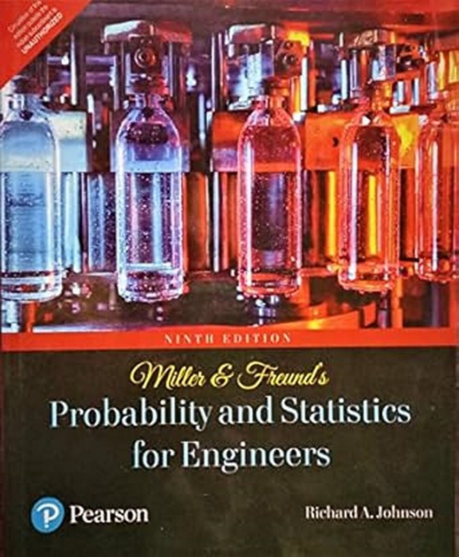 Miller and Freund’s Probability Statistic Engineering by Johnson -‘Ship from USA