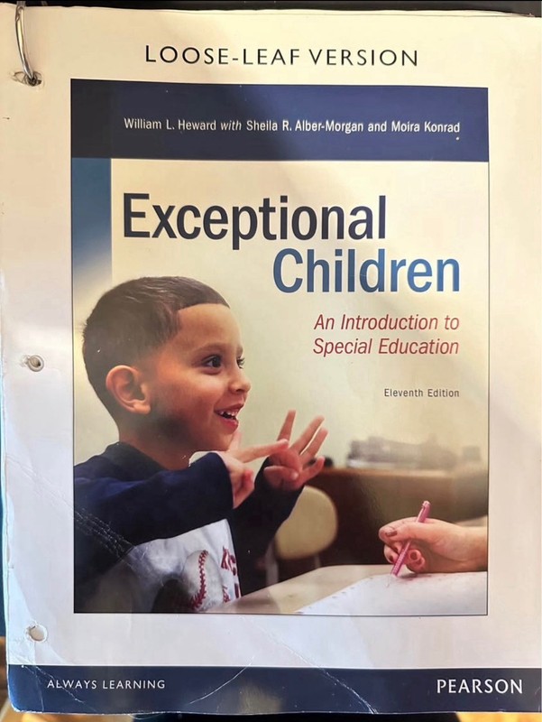 Pearson Exceptional Children Loose-Leaf Eleventh Edition by Heward gallery