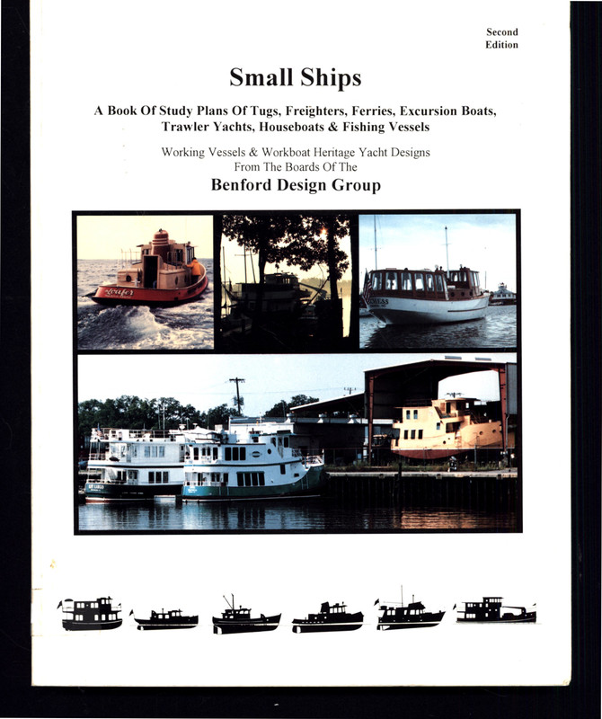 BENFORD DESIGN GROUP SMALL SHIPS TUG FREIGHTERS FERRIES HOUSEBOATS FISHING V/G