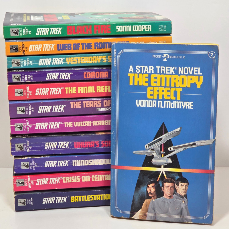 Star Trek TOS Pocket Books Lot of 12 EARLY NUMBERS 2 8 10 11 15 16 Vintage