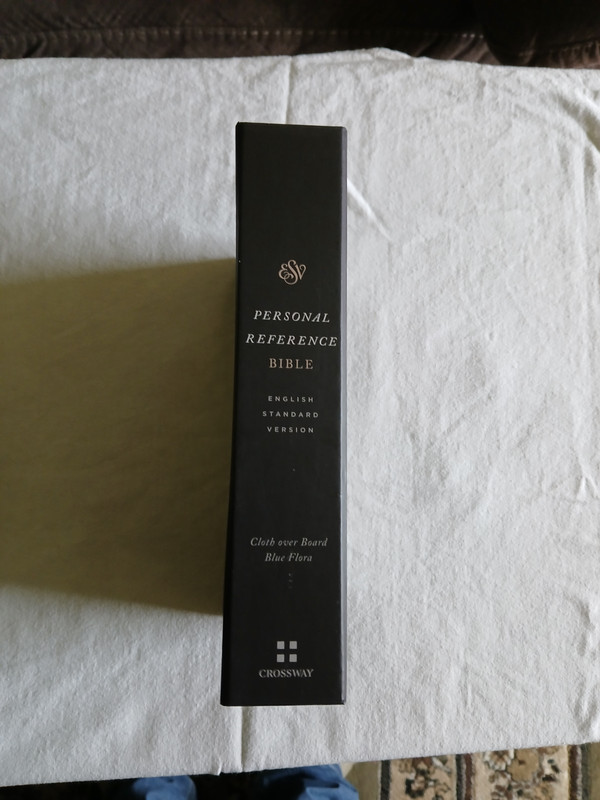 ESV Personal Reference Bible (Cloth over Board, Blue Flora) by Not Available... gallery