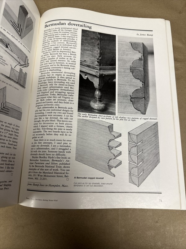 FINE WOODWORKING MAGAZINE #35 JUly/Aug 1982 gallery