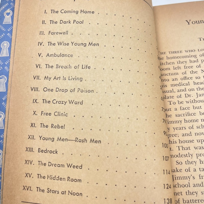 Map Back #329: Young Dr. Kildare 1st PB 1941 Max Brand, DELL Pulp Romance GGA gallery