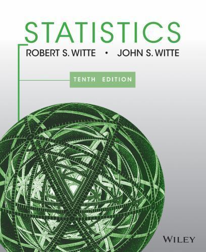 Statistics by Robert S. Witte