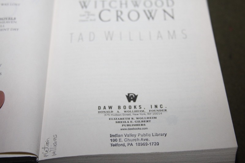 Lot of 2 Tad Williams HCs - Witchwood Crown & Empire of Grass - Both Ex-Library gallery