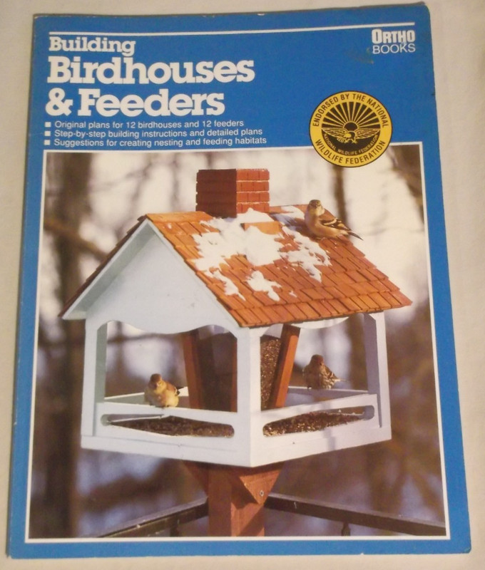 BUILDING BIRDHOUSES FEEDERS woodworking Ortho softcover book 1994