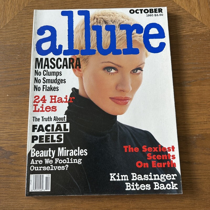Allure magazine October 1993 BERI SMITHER Kim Basinger Fashion Beauty Models