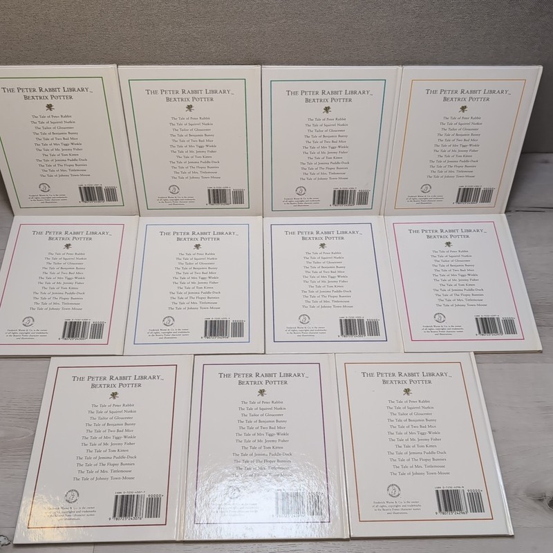 (Lot of 11) Peter Rabbit Library: Beatrix Potter No Box Almost Complete! gallery