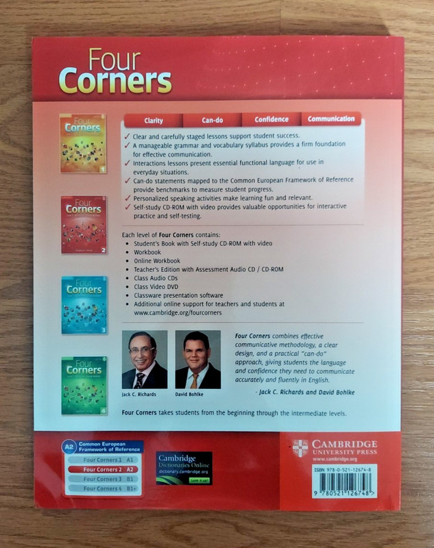 Four Corners Full Contact Level 2 by Jack C. Richards David Bohlke CD with Video gallery