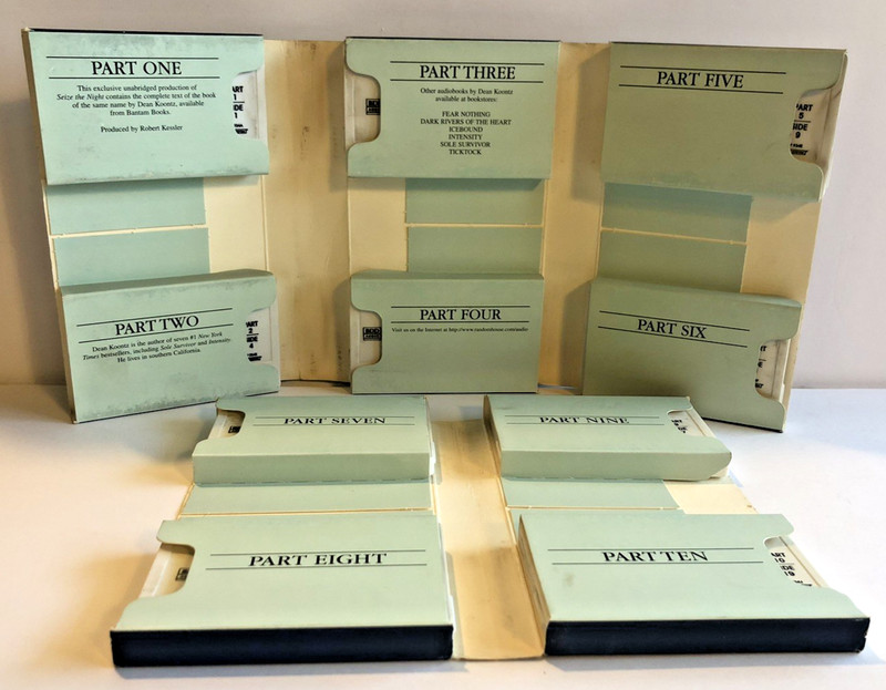 “Seize the Night” By Dean Koontz | Audiobook Cassettes | 1998 | 12 Hours Unabrid gallery