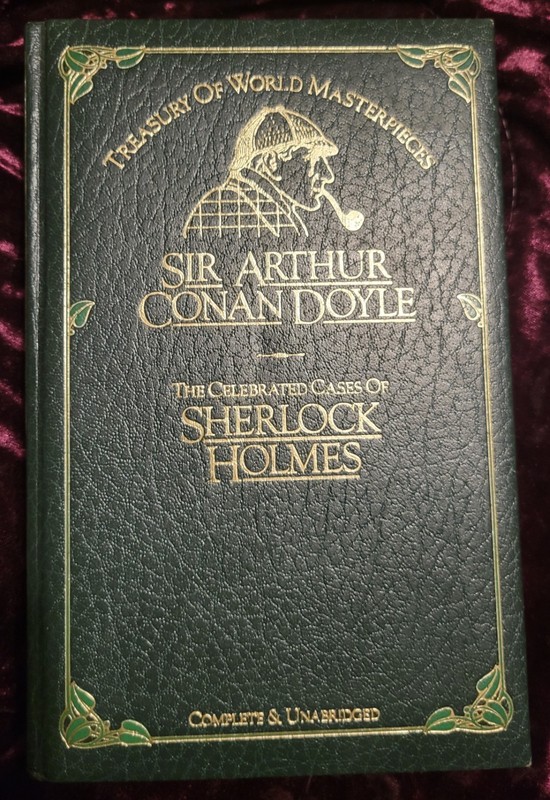 Sir Arthur Conan Doyle the Celebrated Cases of Sherlock Holmes Leather Book