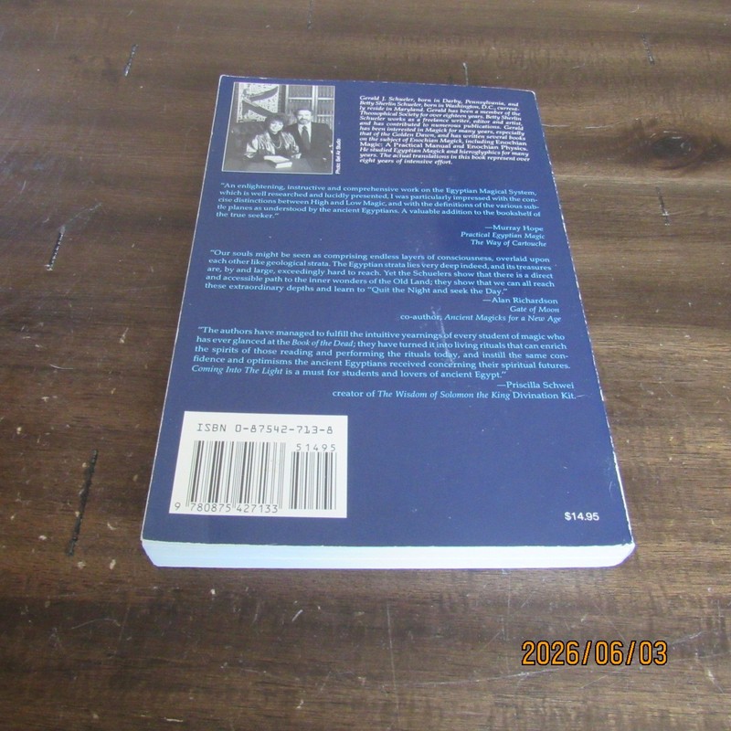 Coming into the Light-Rituals of Egyptian Magick-Gerald-Betty Schueler-1989-PB gallery