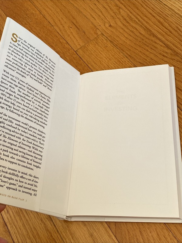 The Elements of Investing: Easy Lessons for Every Investor By Burton G Malkiel gallery