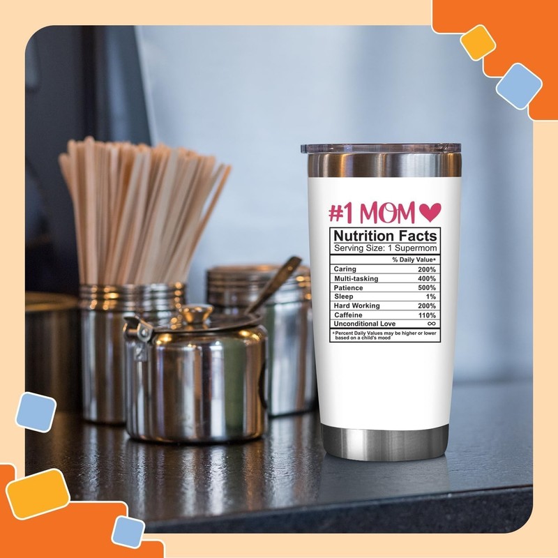 Cute 20 oz Double-Wall Tumbler for Moms - BPA-Free & Perfect for Any Occasion gallery