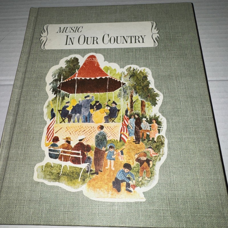 Music for Living In Our Country Book 5 1956 Vintage Textbook Children H OMESCHOO