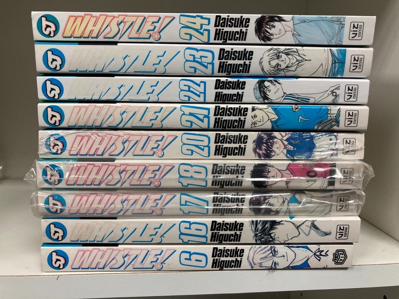 Whistle! Vol. 6 ,16,17,18,20,21,22,23,24 (9 Manga Books)