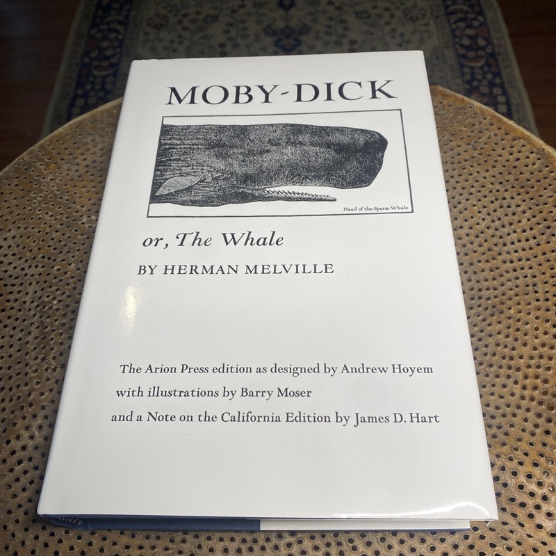 Moby-Dick by Herman Melville Arion Press Andrew Joyed Barry Moser Hardcover