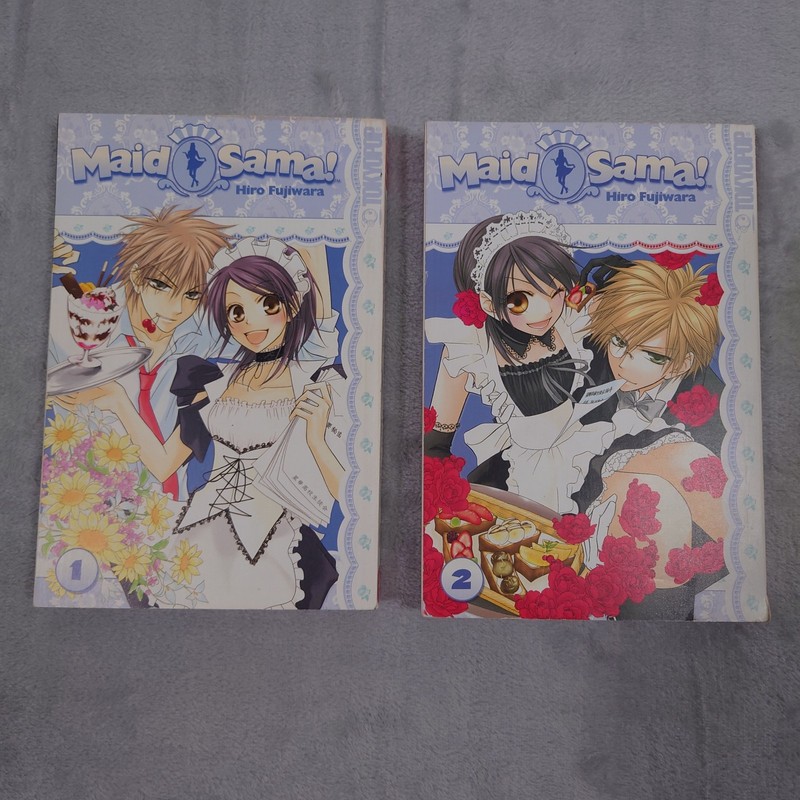 Maid Sama! Vol. 1 & 2 – Paperback By Hiro Fujiwara Tokyopop English 2009 Manga