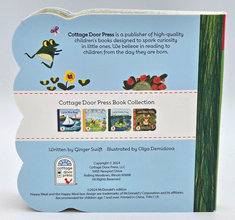 2024 McDonalds Happy Meal Readers Little Green Frog Book Cottage Door Press gallery