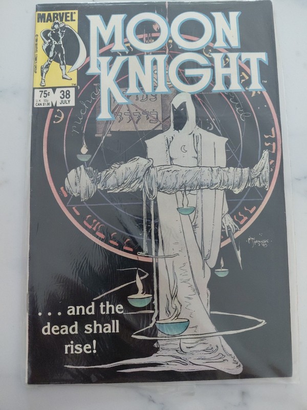 Moon Knight #38 Marvel July 1984 Bill Sienkiewicz Cover Bronze Age Last Issue