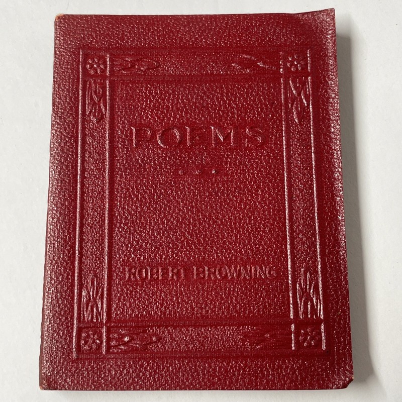 Little Leather Luxart Library POEMS by ROBERT BROWNING