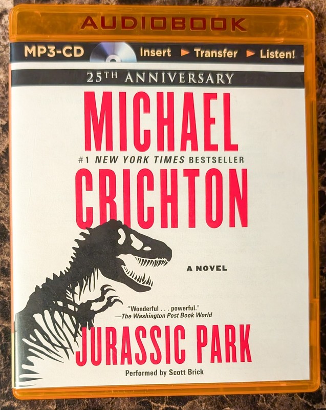 Michael Crichton – Jurassic Park 25th Anniversary MP3 CD Audiobook Unabridged