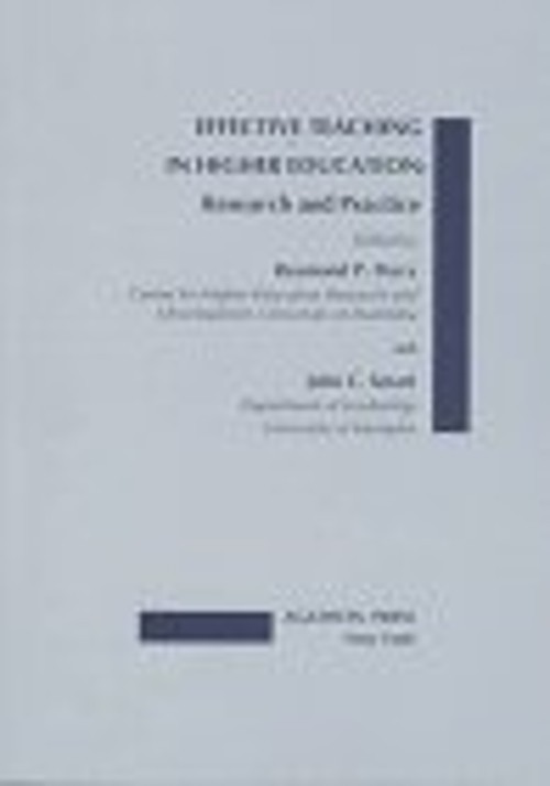 Effective Teaching in Higher Education : Research and Practice Pa