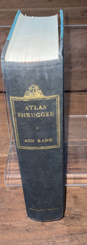 ATLAS SHRUGGED Ayn Rand 1957 First Edition 20th Printing gallery