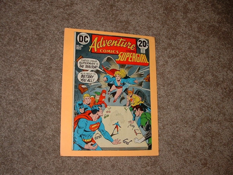 1972 DC Adventure Comics 423 Supergirl JLA Superman Traitor Solid VG + Fast Ship