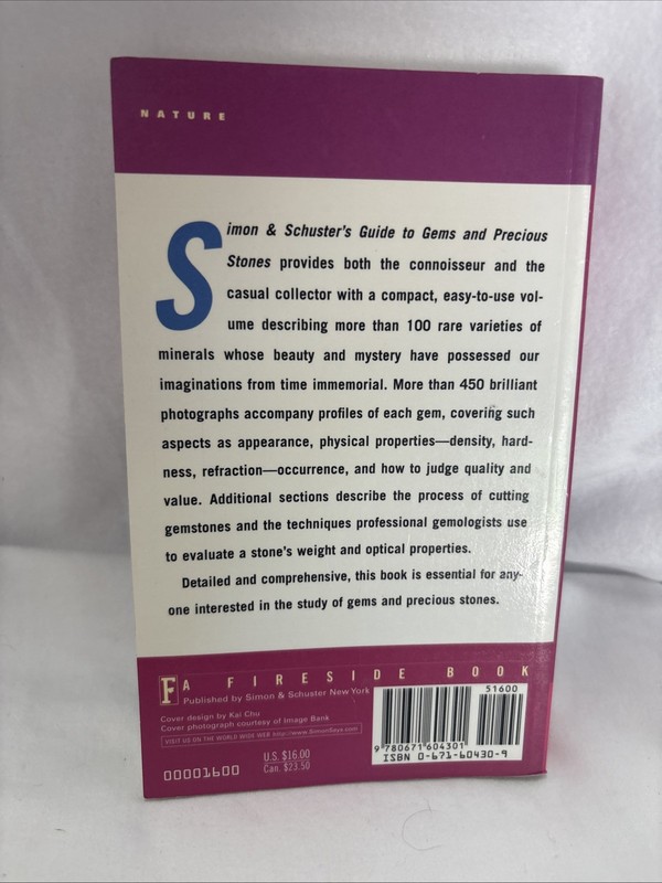 Simon and Schuster's Guide to Gems and Precious Stones by Kennie Lyman (1986,... gallery