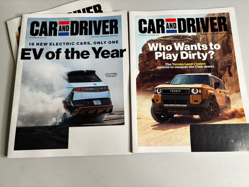 5 x Lot Car & Driver Magazines March - December 2024 Color Photographs gallery