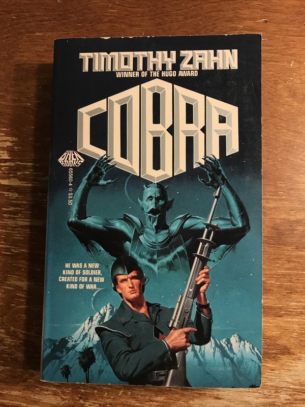 Timothy Zahn Cobra 3 Vintage Science Fiction Paperback Novel Lot FREE SHIPPING