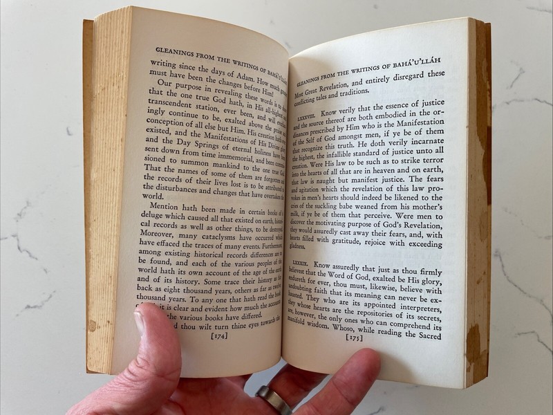 Gleaning's From the Writings of Bahá'u'lláh (1976 PB, 346 Pages, Vintage) gallery