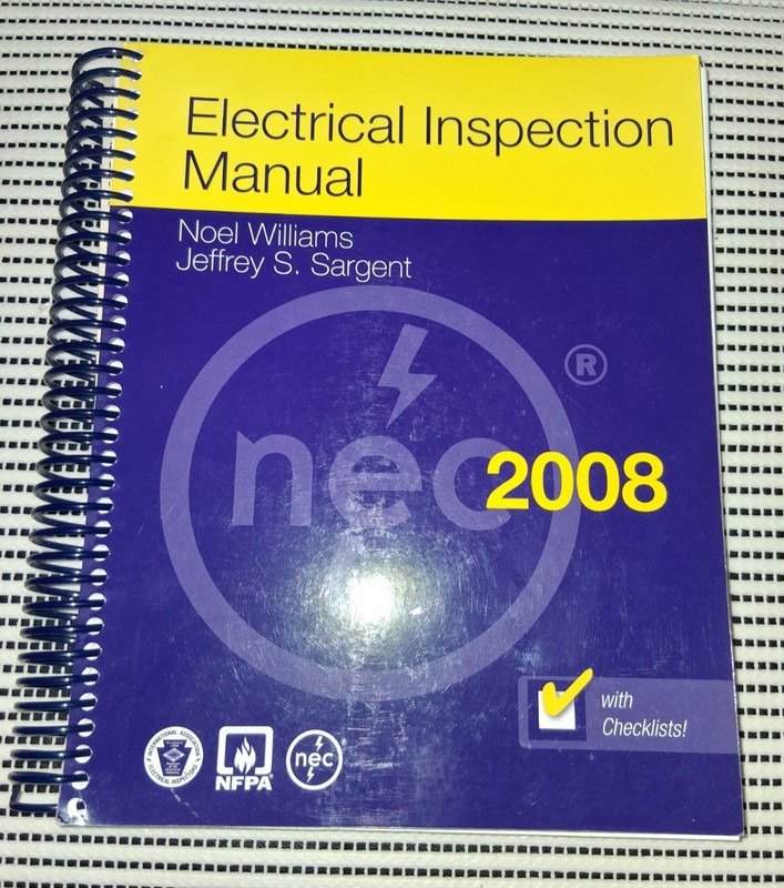 Electrical Inspection Manual 2008 : With Checklists, Paperback by Williams, N…