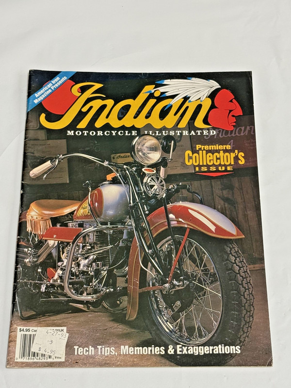 Indian Motorcycle Illustrated Magazine Premiere Collector’s Issue Spring 1993