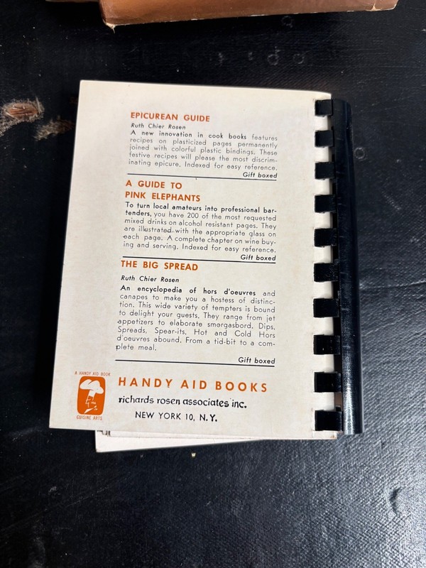 Wick and Lick Ruth Chier Rosen 1954 Illustrated Chafing Dish Cookbook Rosen gallery