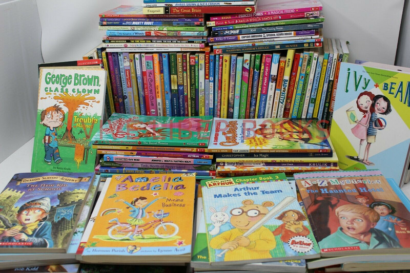 Bulk/Huge Lot of 50 of Children's Kids Chapter Books - Random - Free Shipping! gallery