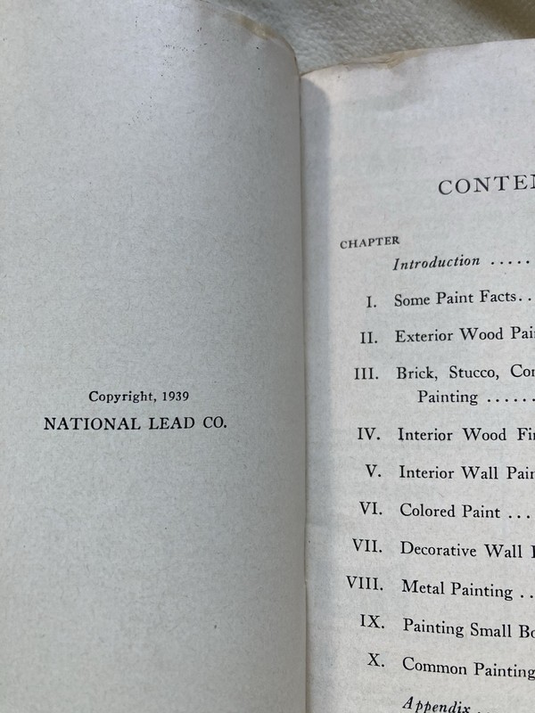 1939 The Handbook On Painting National Lead Co. Dutch Boy VINTAGE PB 138 Pages. gallery