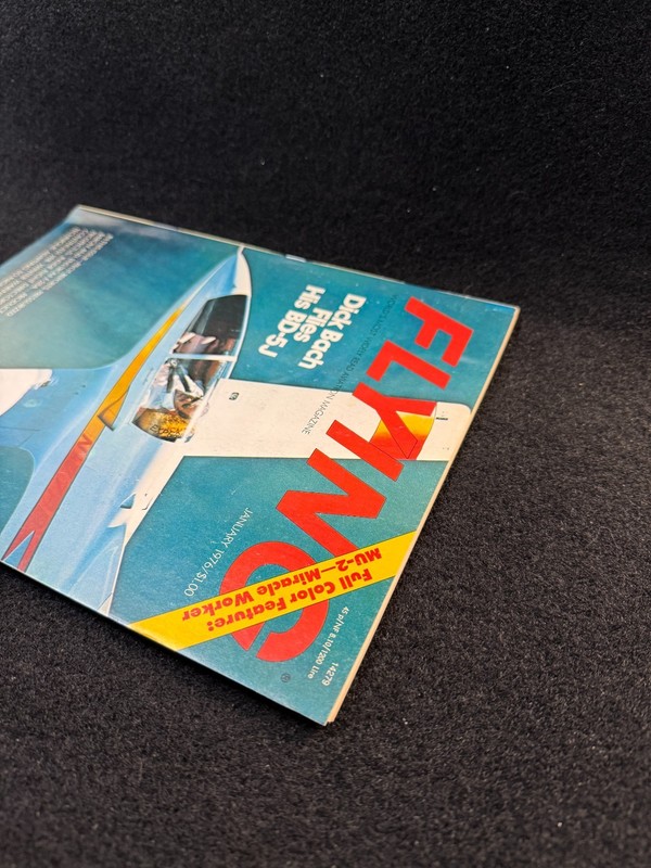 Flying Magazine January 1976 Dick Bach BD-5J Aviation Pilot Aircraft Vintage gallery