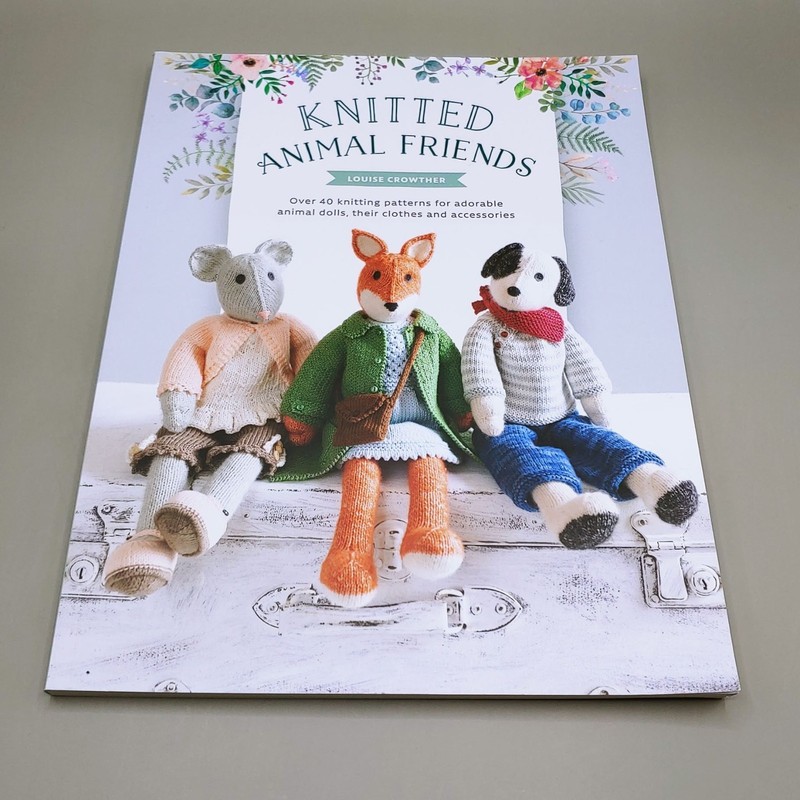Lot 2 Knitted Toy Books Animal Friends 50 Dolls Louise Crowther Sarah Keen gallery