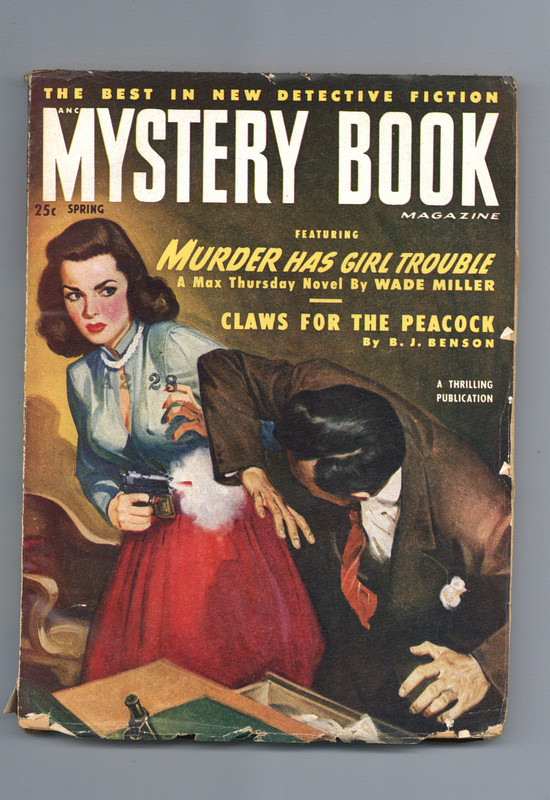 Mystery Book Magazine Pulp Mar 1950 Vol. 9 #3 FN