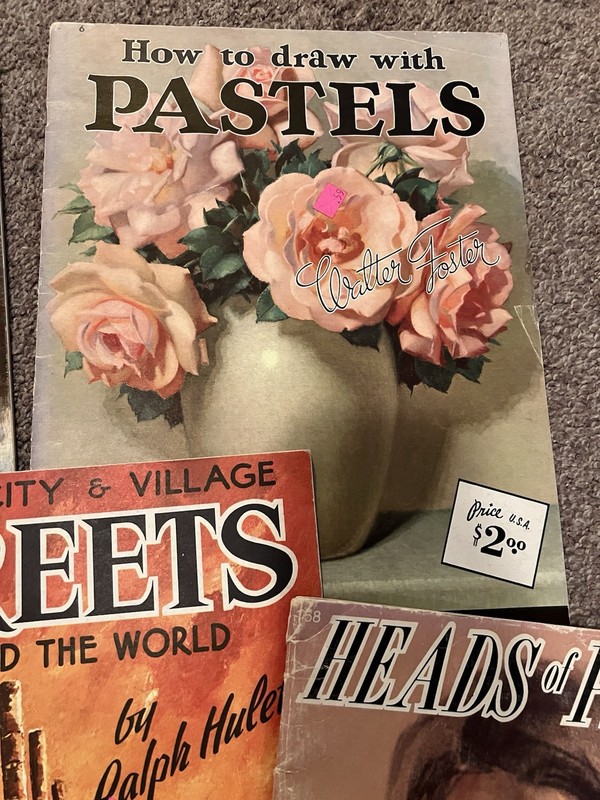 Vintage Lot of 5 Walter T. Foster Painting & Drawing Guide Instruction Art Books gallery