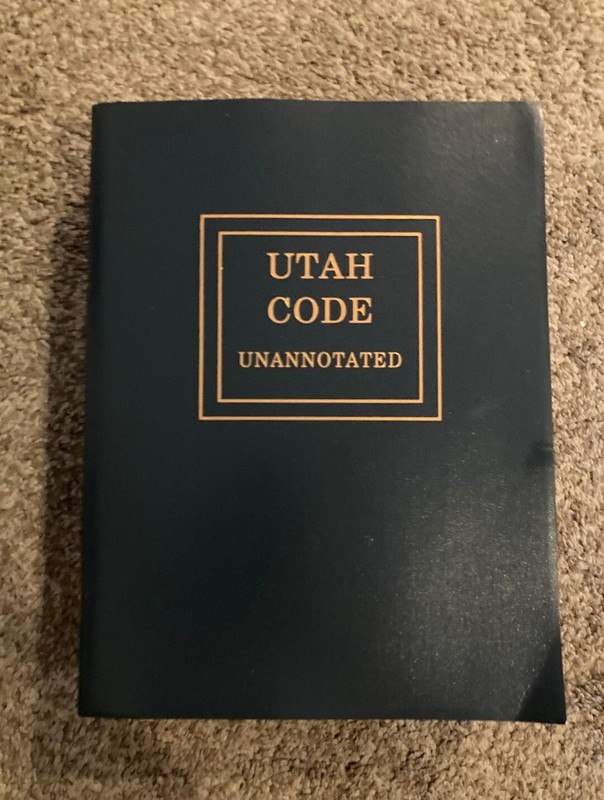 Utah Code Unannotated Volume 3 Titles 41-58A (2021 Edition)