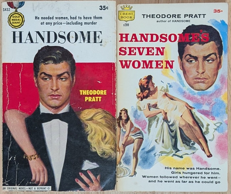 Handsome 2 Book Lot Theodore Pratt Fawcett Gold Medal Noir Paperback