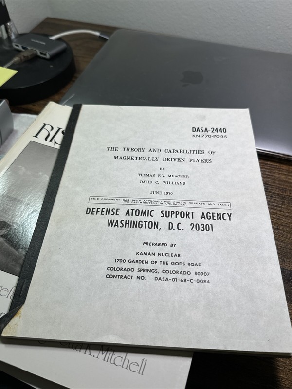 DASA - 2440 Theory & Capabilities Of Magnetically Driven Flyers 1970 Nuclear gallery