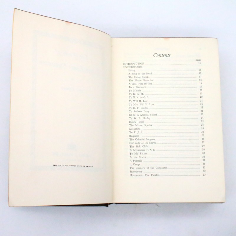 Rare Antique Collected Works Of ROBERT LOUIS STEVENSON 1st Ed HC Walter J Black gallery